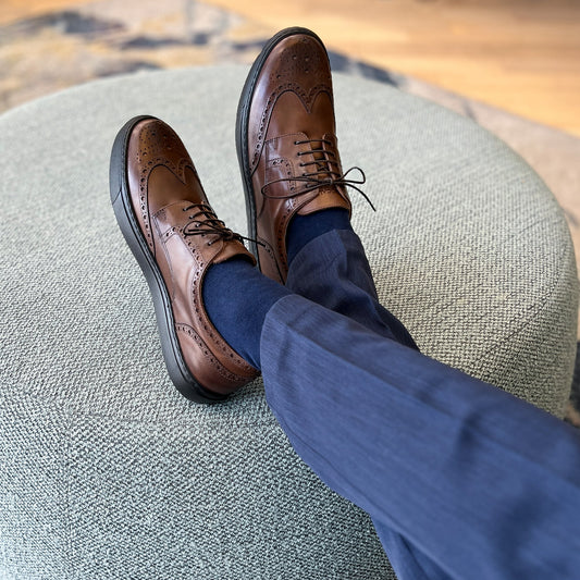 Men's Don Giovanni Wingtips - Brown