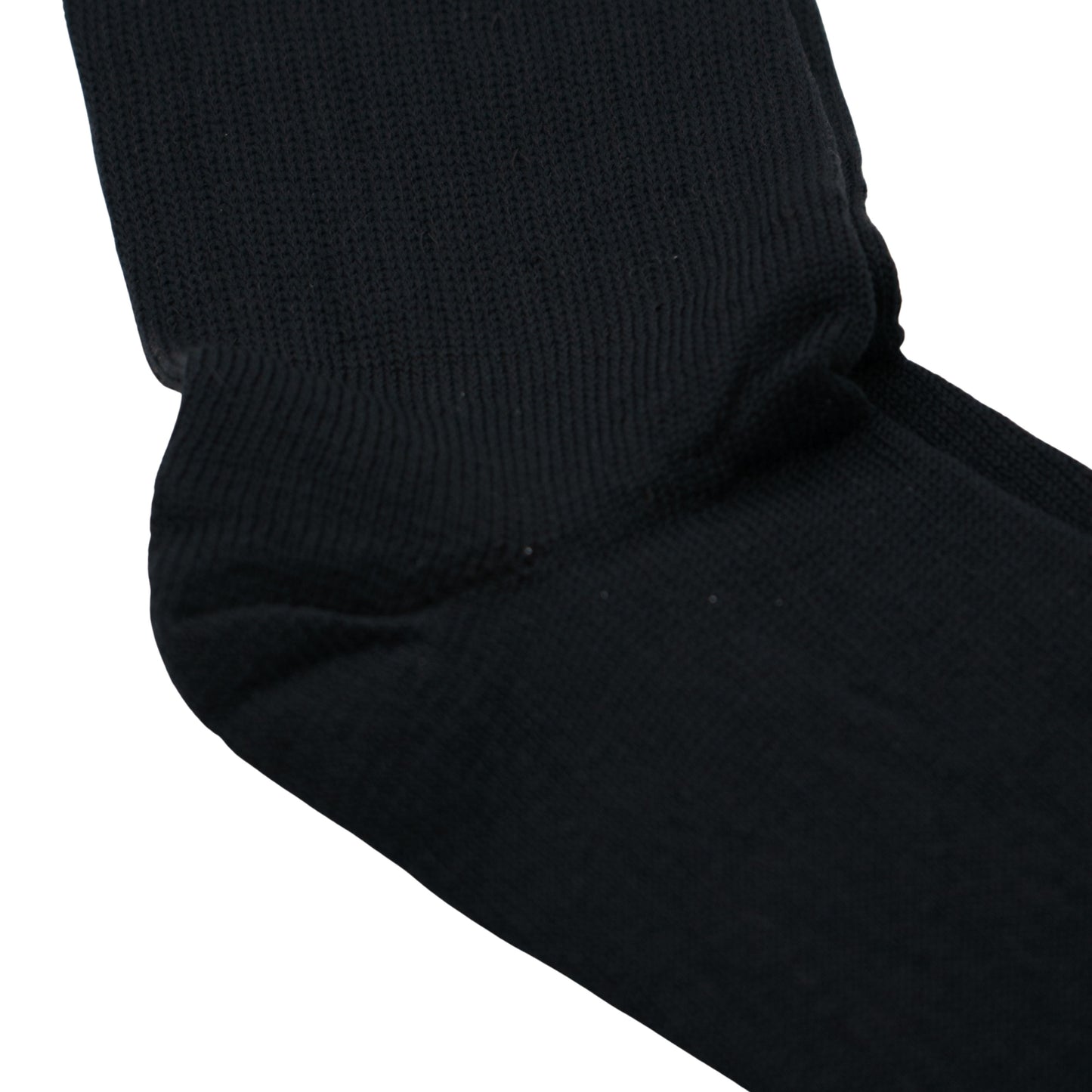FD380 Foundation Seemfree Diabetic Dress socks close up on heel stitch.