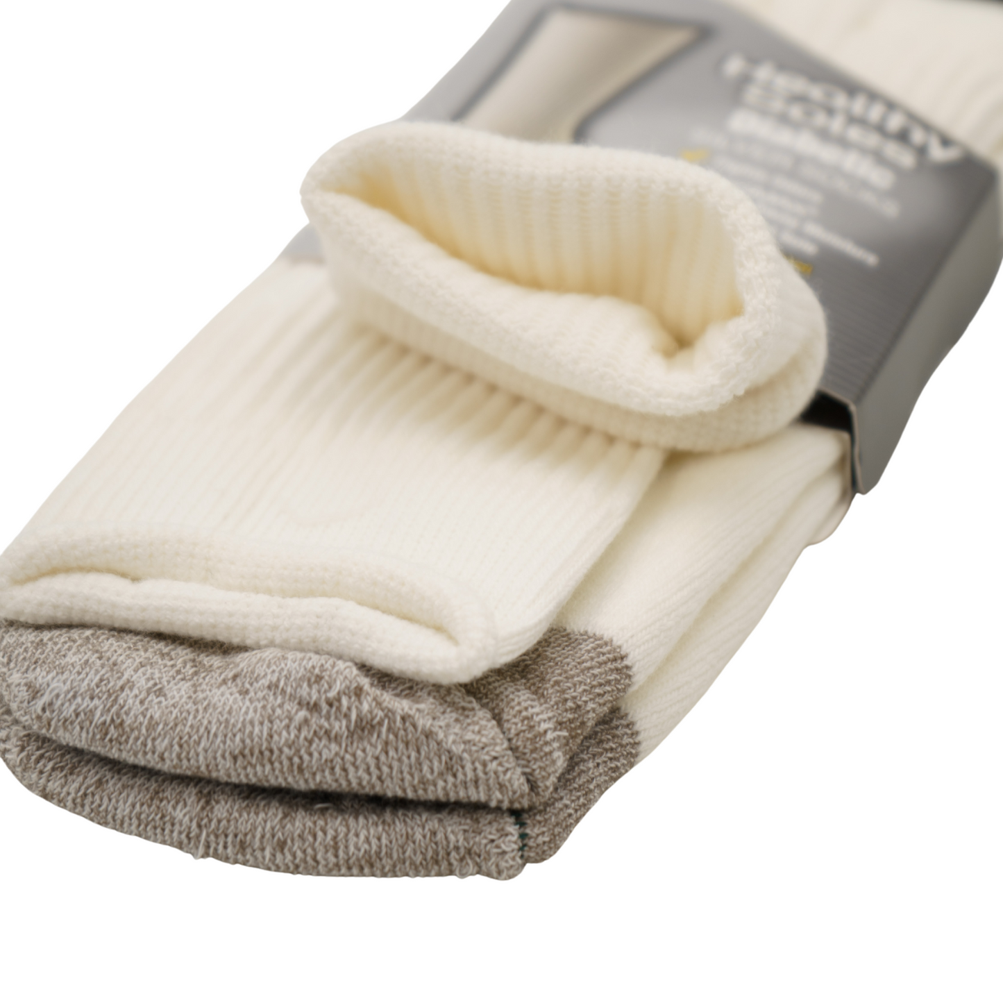 FOUNDATION® HEALTHY SOLES CIRCULATION CREW SOCKS - WHITE
