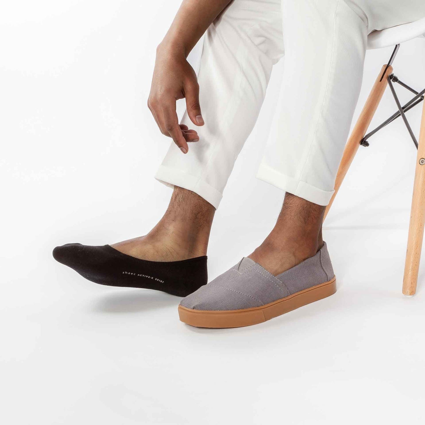 ACTIVE-X LOW-CUT REINFORCED ANTIBACTERIAL MODAL NO-SHOW SOCKS - Kicks For Gents - -