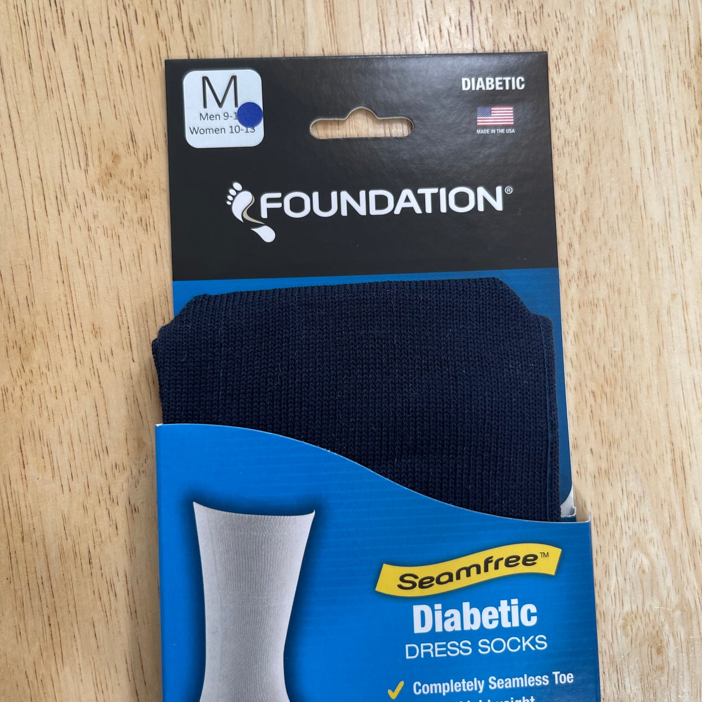 FOUNDATION® SEAMFREE® DIABETIC DRESS SOCKS