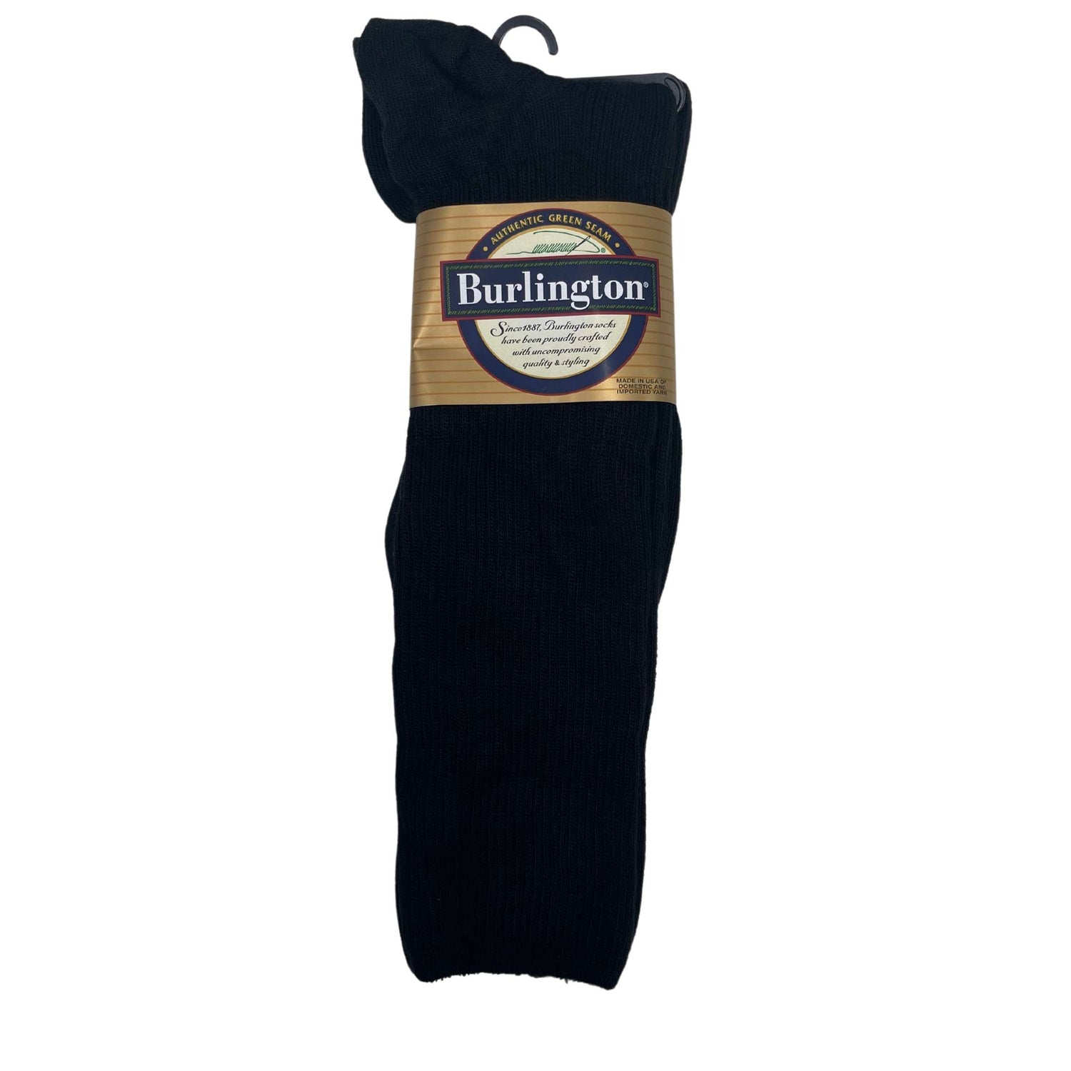 BB202 Dress Acrylic Sock - Black Cover photo crew height black dress socks 