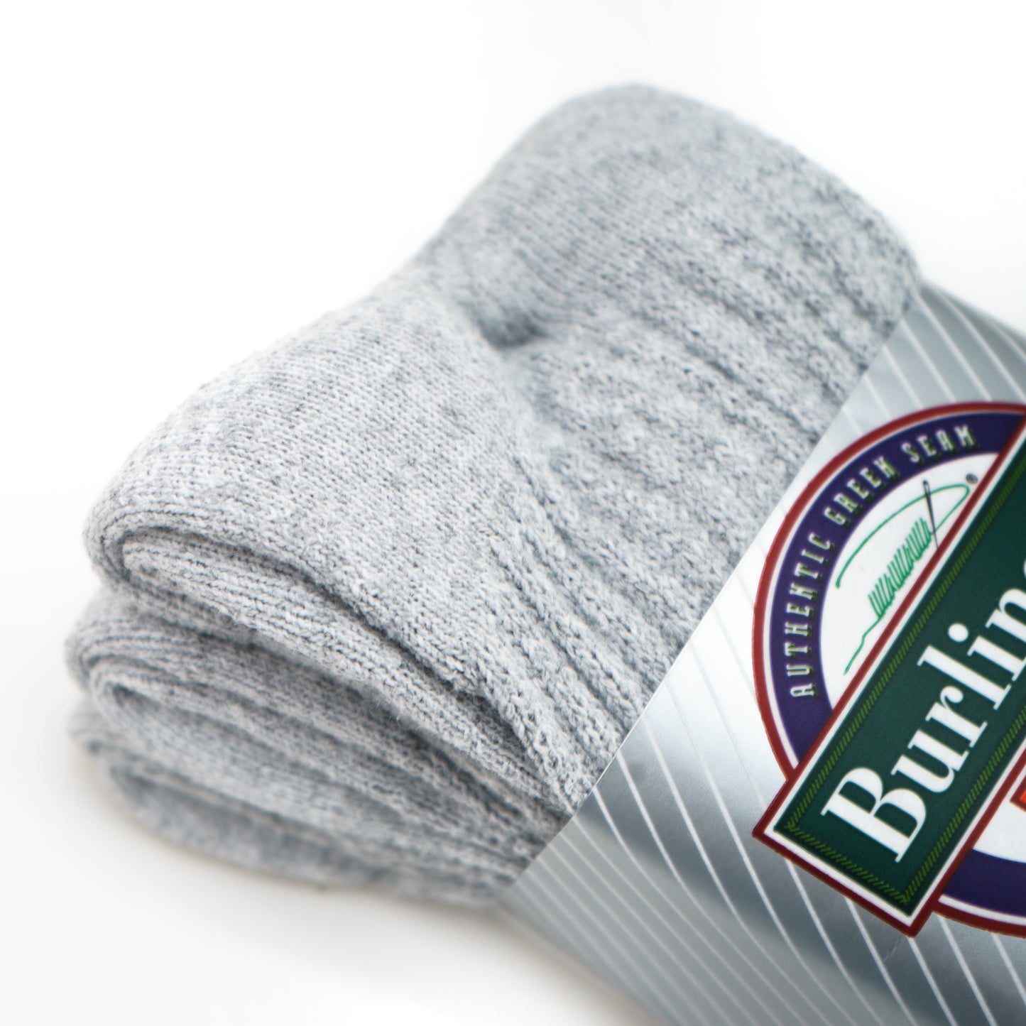 BB605 Burlington Sport Socks 3 pack - Grey  close up on sock material