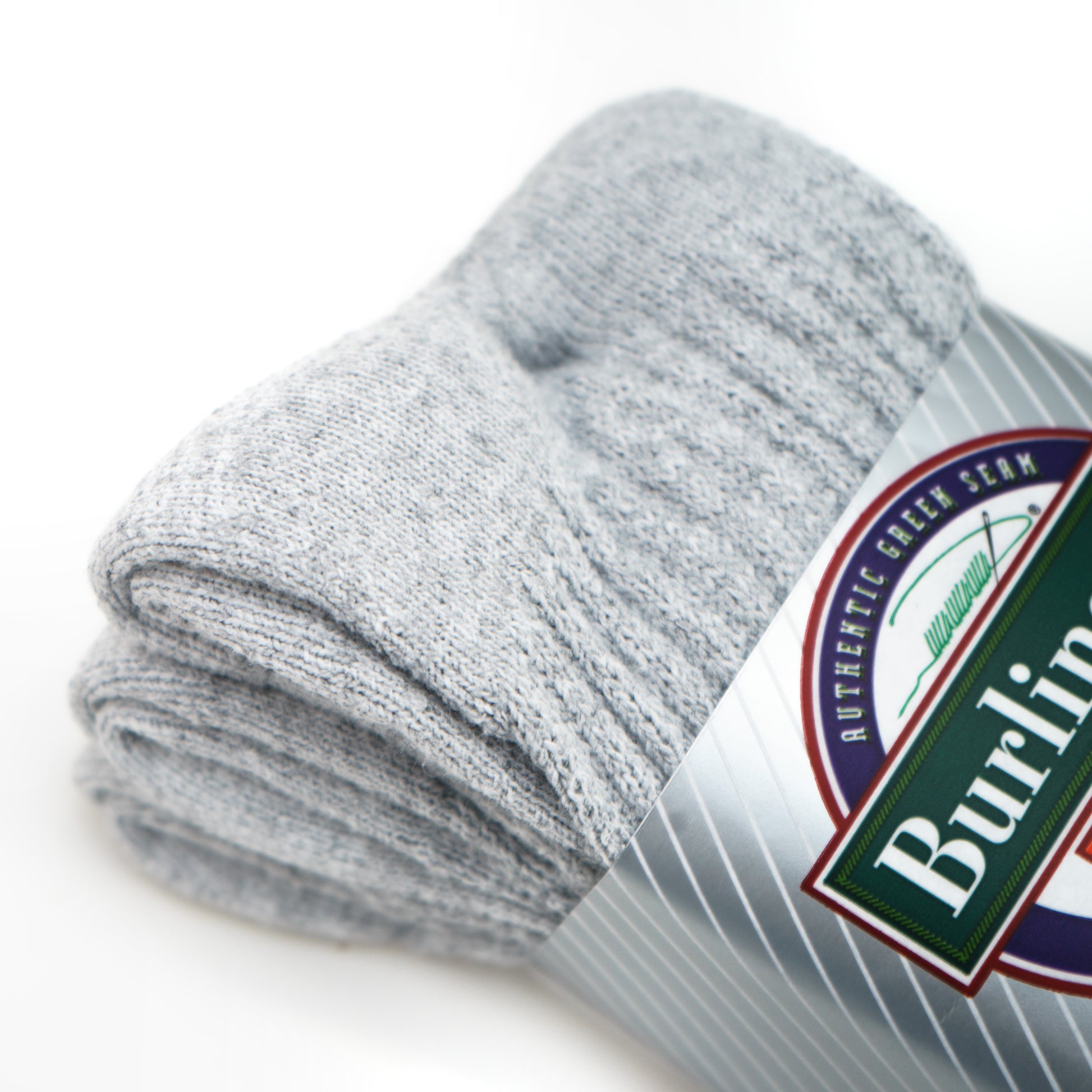 BB605 Burlington Sport Socks 3 pack - Grey  close up on sock material