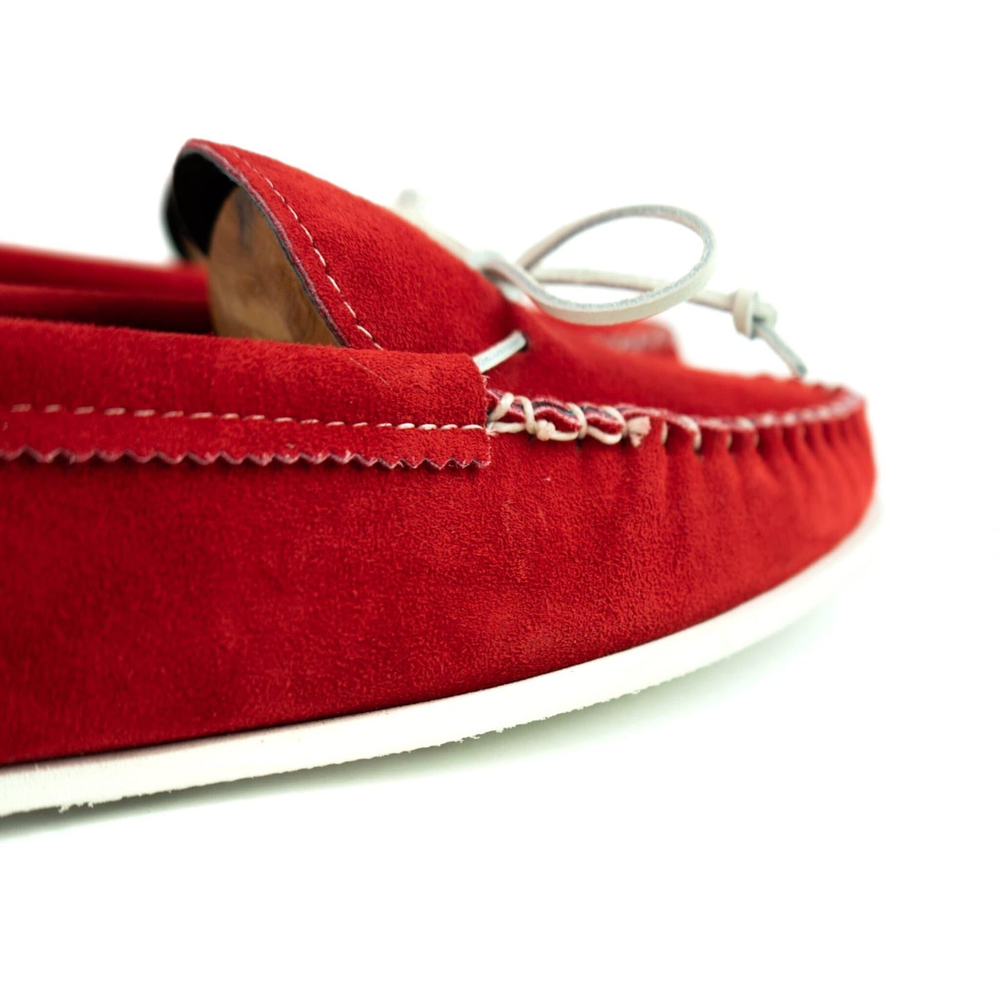 Spring Grove USA Moccasins - Red Suede - Kicks For Gents - Shoes - MADE IN USA, Sneaker