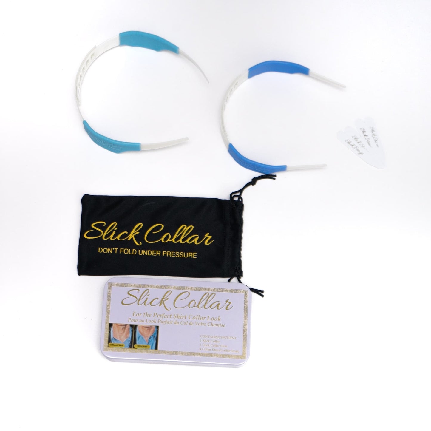 Slick Collar Kit - (1) Slim, (1) Original, & (2) Collar Stays