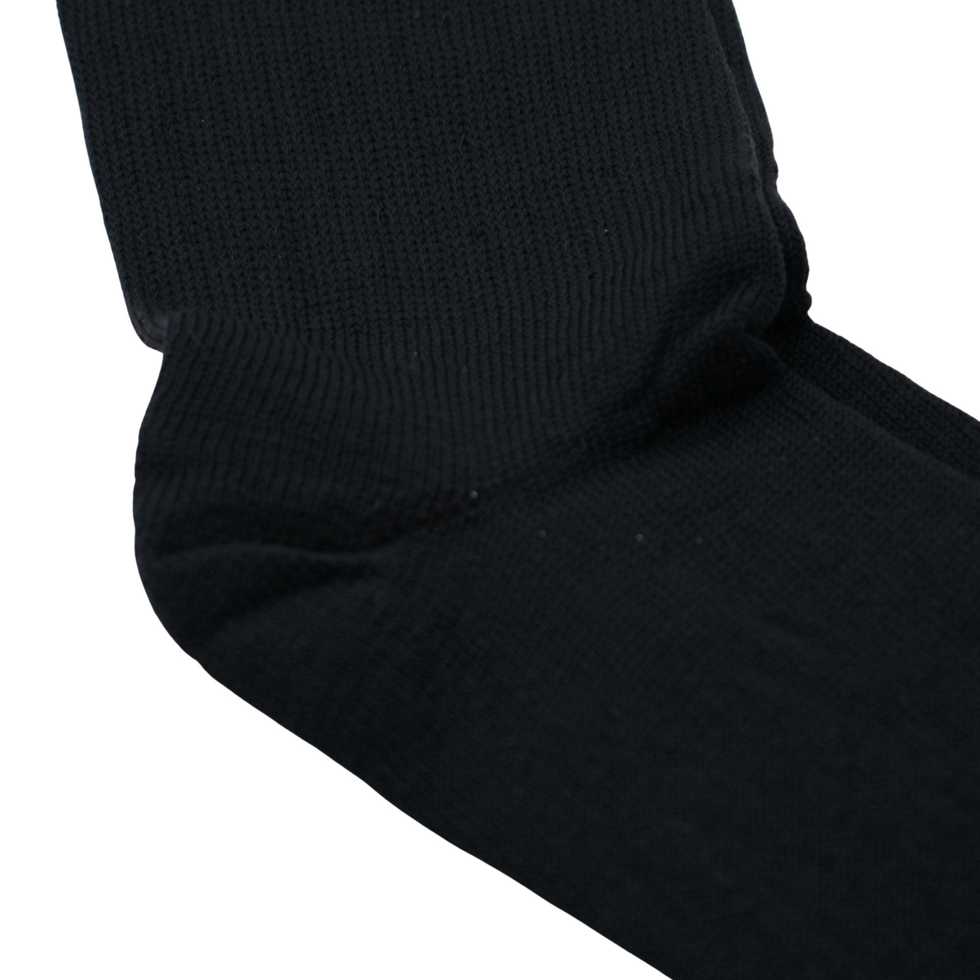 FD380 Foundation Seemfree Diabetic Dress socks close up on heel stitch.