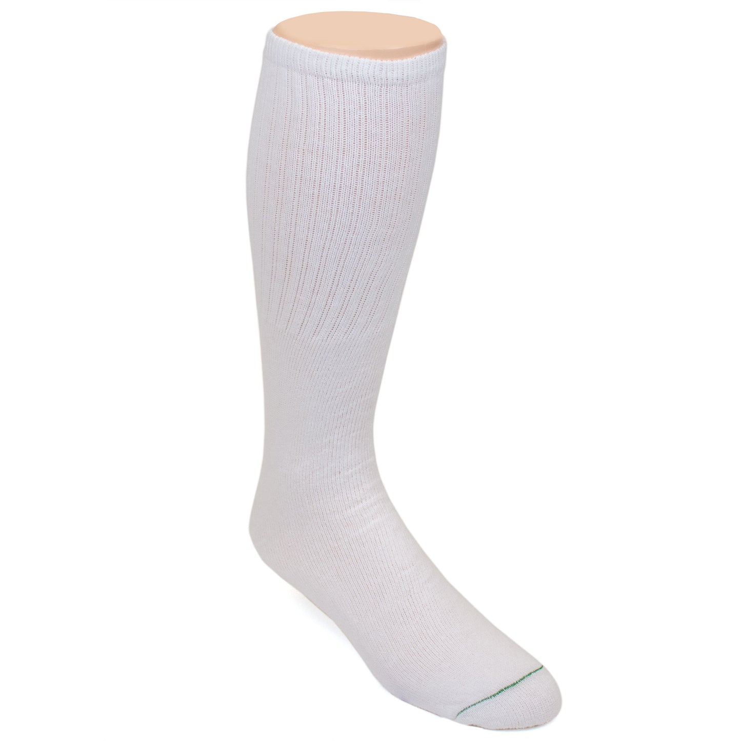 INTERWOVEN ATHLETIC COTTON TUBE SOCK - WHITE