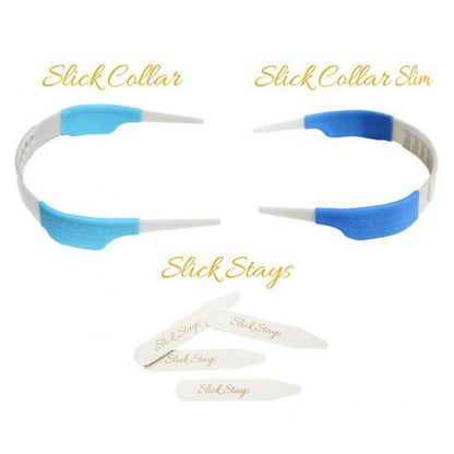Slick Collar Kit - (1) Slim, (1) Original, & (2) Collar Stays - Kicks For Gents - Suit Accessories - Dapper