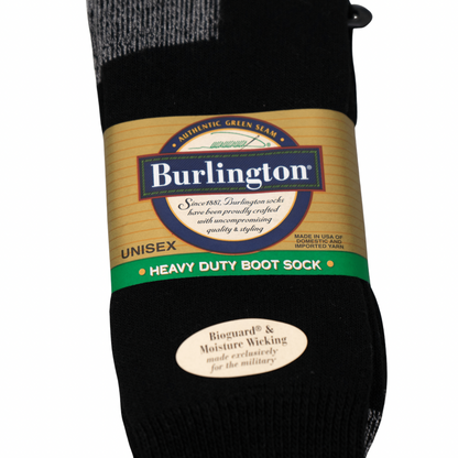 BURLINGTON® Heavy Duty Boot Sock - Cotton Crew - Unisex