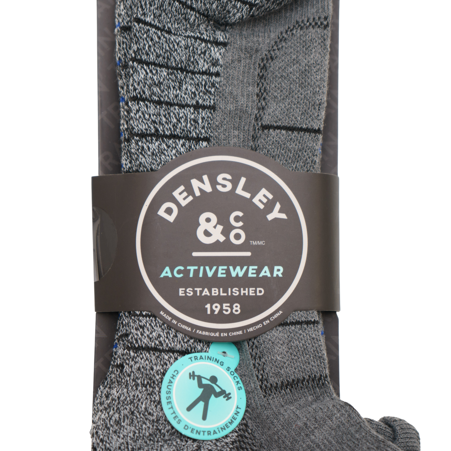 D&CO Training Ankle Socks- Performance Poly Blend - Technical - 2 PK