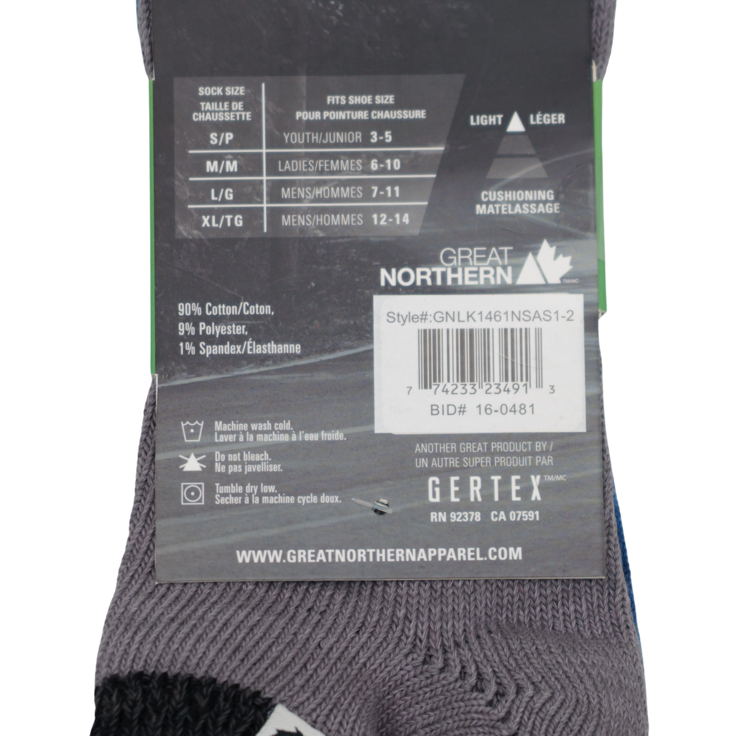 GN Cotton Blend Low Cut Lifestyle Socks - 2 PK
