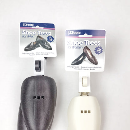 J.T. Foote Adjustable Shoe Trees - Plastic - Kicks For Gents - Shoe Tree - Shoe Accessories, Shoe trees